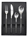 24-Piece Sakura Black Stainless Steel Cutlery Set 8