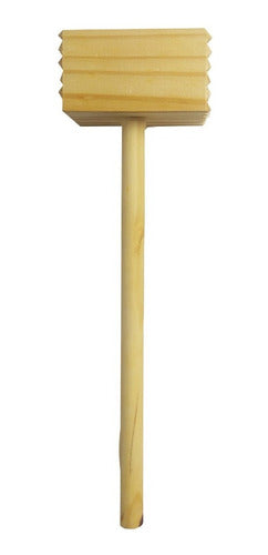 Ferpa Round Handle Wooden Meat Tenderizer Hammer BZ3 0