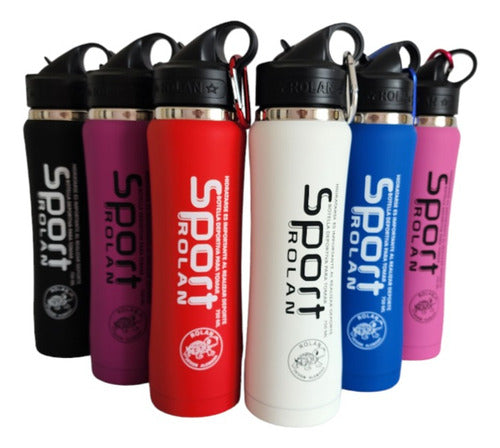 Rolan Sports Thermal Water Bottle Anti-Spill Stainless Steel 0