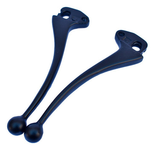 Vespa - LML Clutch and Brake Lever Set in Black 0