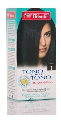 Biferdil Tono Sobre Tono Hair Dye Kit - Pack of 3, Ammonia-Free, Vegan 7
