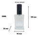 Wheaton 10 Perfume Glass Bottles 30ml with Black Spray and Cap 2