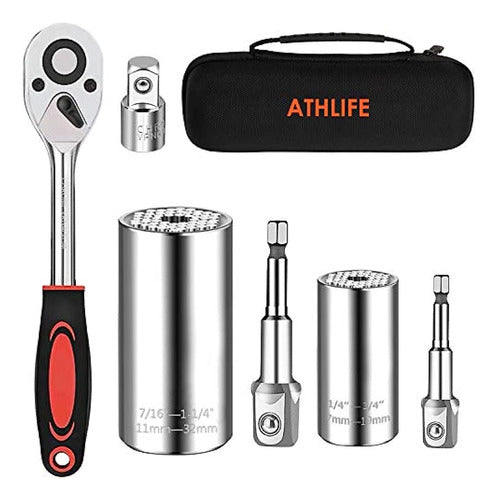 Athlife Universal Socket Wrench Set (11-32 mm 7-19 mm) 0