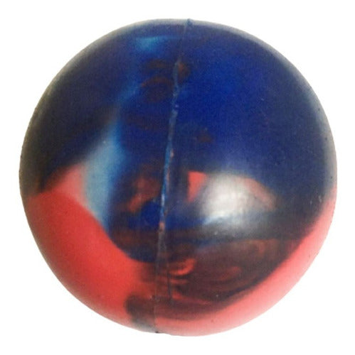 Durable Multicolor Rubber Pet Toy Ball - Anti-stress Interactive Play 2