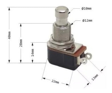 Tap Tempo Boton Switch Momentary Clickless Pedal Stomp Footswitch Tap 1