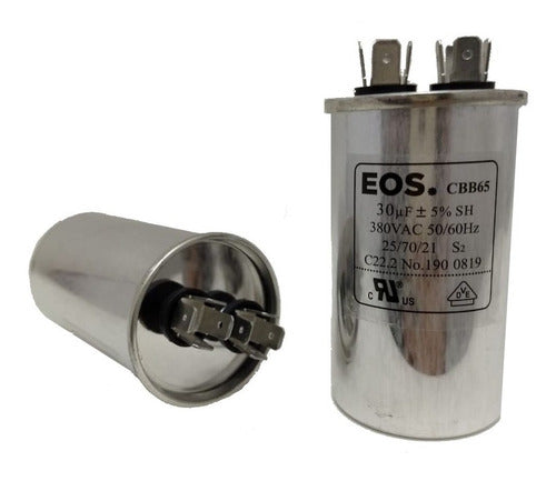 Capacitor 30 Uf 380v Copo Aluminio 1