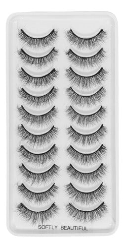 SHOOW TOOLS Softly Beautiful False Eyelashes 10 Pairs 0