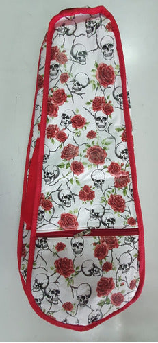 Nacional Soprano Ukulele Printed Skull and Roses Cover 0