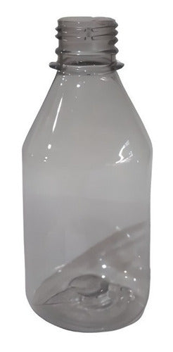 Pack of 10 Plastic Pet Bottles 250ml with Flip Top Lid 0