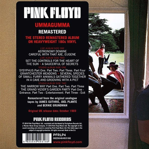 Pink Floyd Vinyl: Ummagumma 2 LP 180 Gr Remastered - Vinilo Pink Floyd: Ummagumma 2 Lp 180 Grs Remast