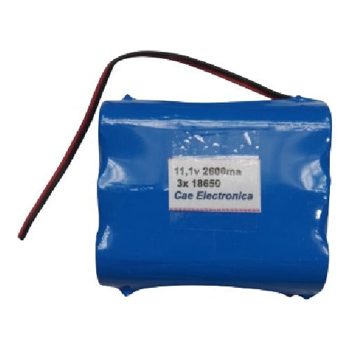 Bateria Para Parlante 11,1v Triple 18650 Con Cable Y Bms 2