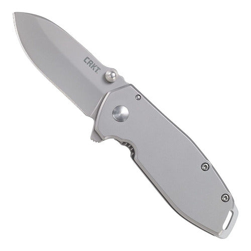 Navaja De Bolsillo Plegable Edc Crkt - Silver Stonewash 2... 0