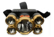 High Power Headlamp X5 LED Rechargeable USB Gold 0