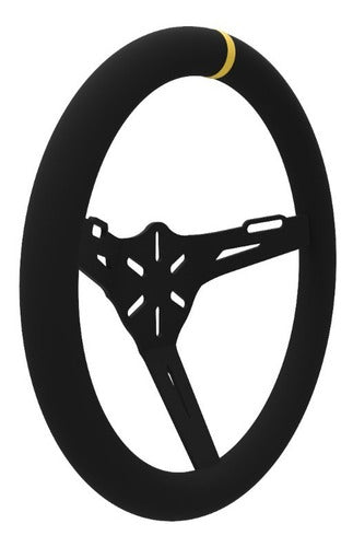 GV Performance Viper 370 Competition Steering Wheel - D40 Suede Upholstery 1