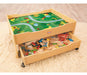 Little Tikes Wooden Train Table for Kids 4