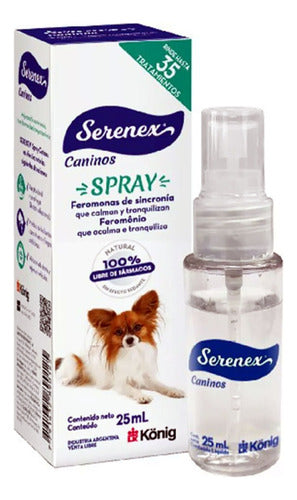 Serenex Canines Anti-Stress Spray for Dogs with Calming Pheromones 25ml 0