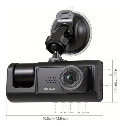 Black Box Double Front and Interior Camera for Car 6