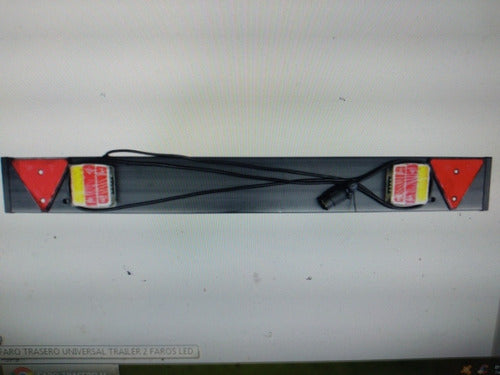 BXL Faro Luz Trailer Base Negro O Blanco 1.20m Cable De 4.50 M 1