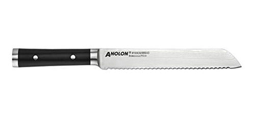 Anolon Imperion Damasco Cuchillo De Acero Cuchillería Set 5 3