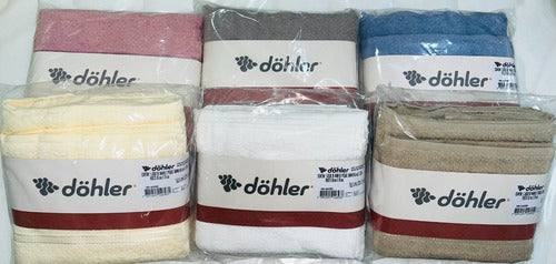 Döhler Set Of Bath And Hand Towels 100% Cotton Cosmo's Hogar 3