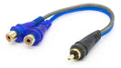 Elumiled RCA Cable Male to 2 Female Oxygen-Free 20cm 0