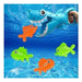 Sharky Shark Water Play Set with 4 Fish - Interactive Bath and Pool Toy 2