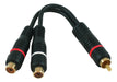 Cable Adaptador 2 Jack Rca A Plug Rca Bk 0