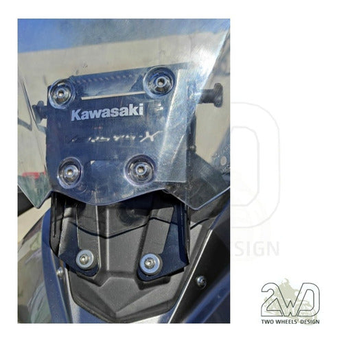 Kawasaki Versys300x Windshield Bracket with Bar and Deflectors Combo 5