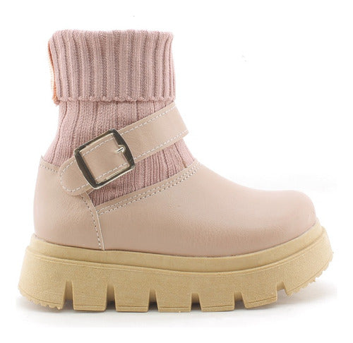 Flopy y Co. Nena Niña Comfy Platform Boots Puño Hebilla 620 Czapa 5