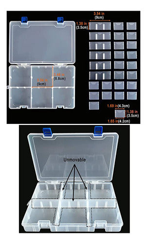 Duofire - Adjustable Divider Plastic Organizer Box 1