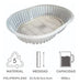 Market Paper Oval Disposable Plastic Tray 105 Microwave X600 4