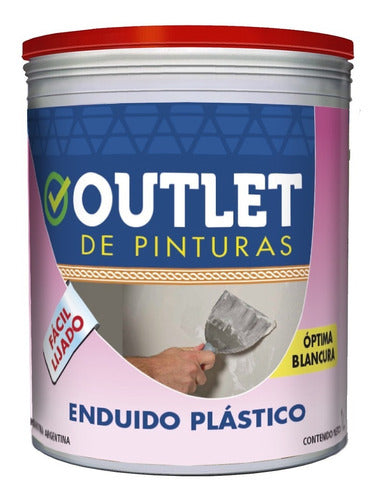 Obra Color Easy Sanding Plastic Filler - Interior Exterior X 1 L 0