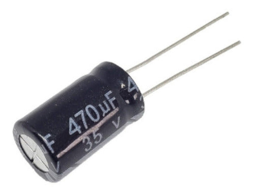 Electrónica Picheuta Pack X 10 Capacitor Electrolitico 470uf 35v 105° 0