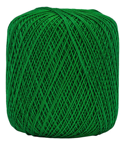 Hilo De Crochet Clásico Rojo Corazón, Verde Mirto, 318 Metro 1