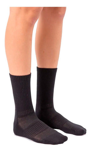 City Citadel Fearless Women's Mid-Calf Cotton Socks 3500 14