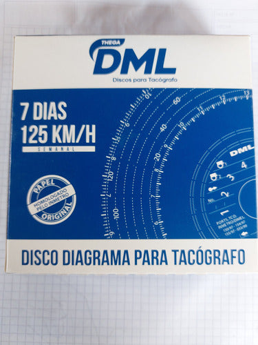 Disco De Tacografo Semanal Dml 10 Semanas Por 10 Cajas 0