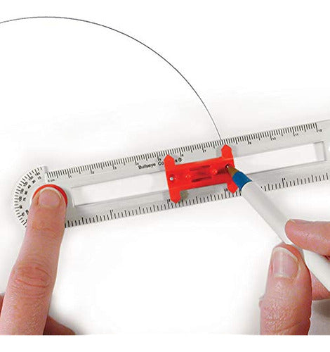 Recursos De Aprendizaje Safe-t Bullseye Compass, Regla, Tran 0