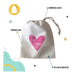 100 Eco Bags Printed Logo One-Sided 45x40x10cm with Cord 1