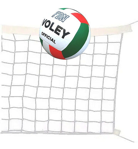 Red Voley 9mt X 1mt + Pelota Voleibol Gajos Juego  Cancha P 0