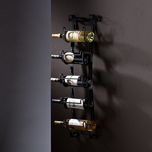 Sei Southern Enterprises Ancona 5 Wine Bottle Wall Mount Rac 6