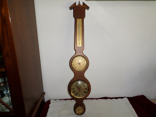 Antiguo Barometro Goldtime Altimetro Gigante Italy Noenvio 0