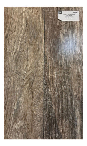 Lourdes Ceramica Simil Madera Castor Marron 31x53 1era Cal 0