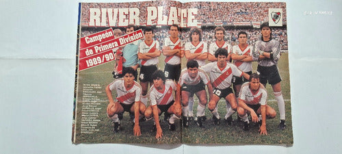 El Gráfico. River Campeón 1989/1990 C/ Póster Central 1