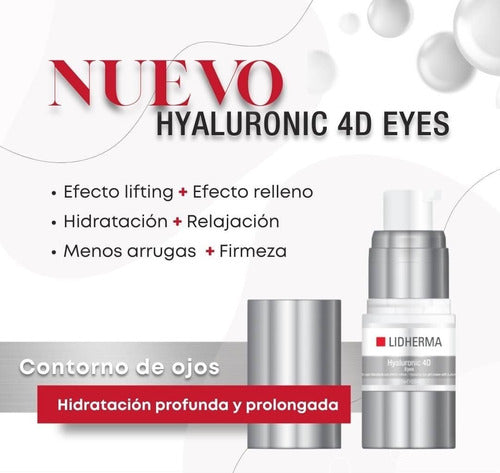 Lidherma X2 Hyaluronic 4D Serum + Hyaluronic Eye Contour 3