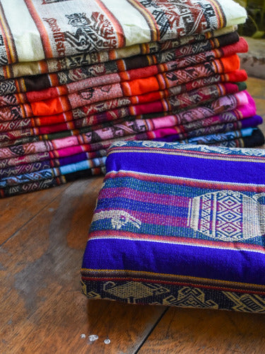 Pack of 2 Aguayo Norteño Inca Blankets 1.15 x 1.15 19
