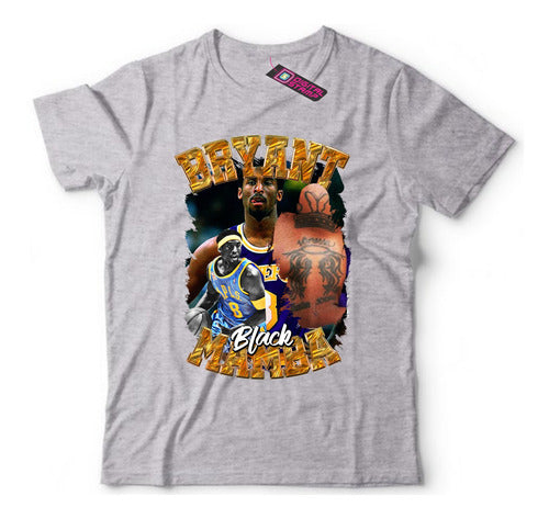 Digital Stamp Remera Kobe Bryant Black Mamba NBA Lakers 8 KB31 DTG 5