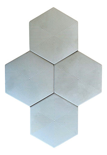 Revestimientos Pared Hexagonal Relieve Ceramicarte=) 0