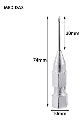 Bico Injetor Graxa Bocal Adaptador Lubrificante Engraxadeira 5