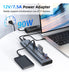 VANGREE USB 3.0/USB C Hub, 17-Port Multiport with 10 USB 3