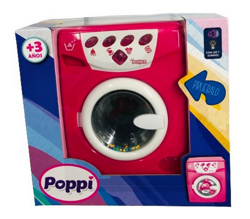 Poppi Ploppy 381085 Washing Machine with Light and Sound 0